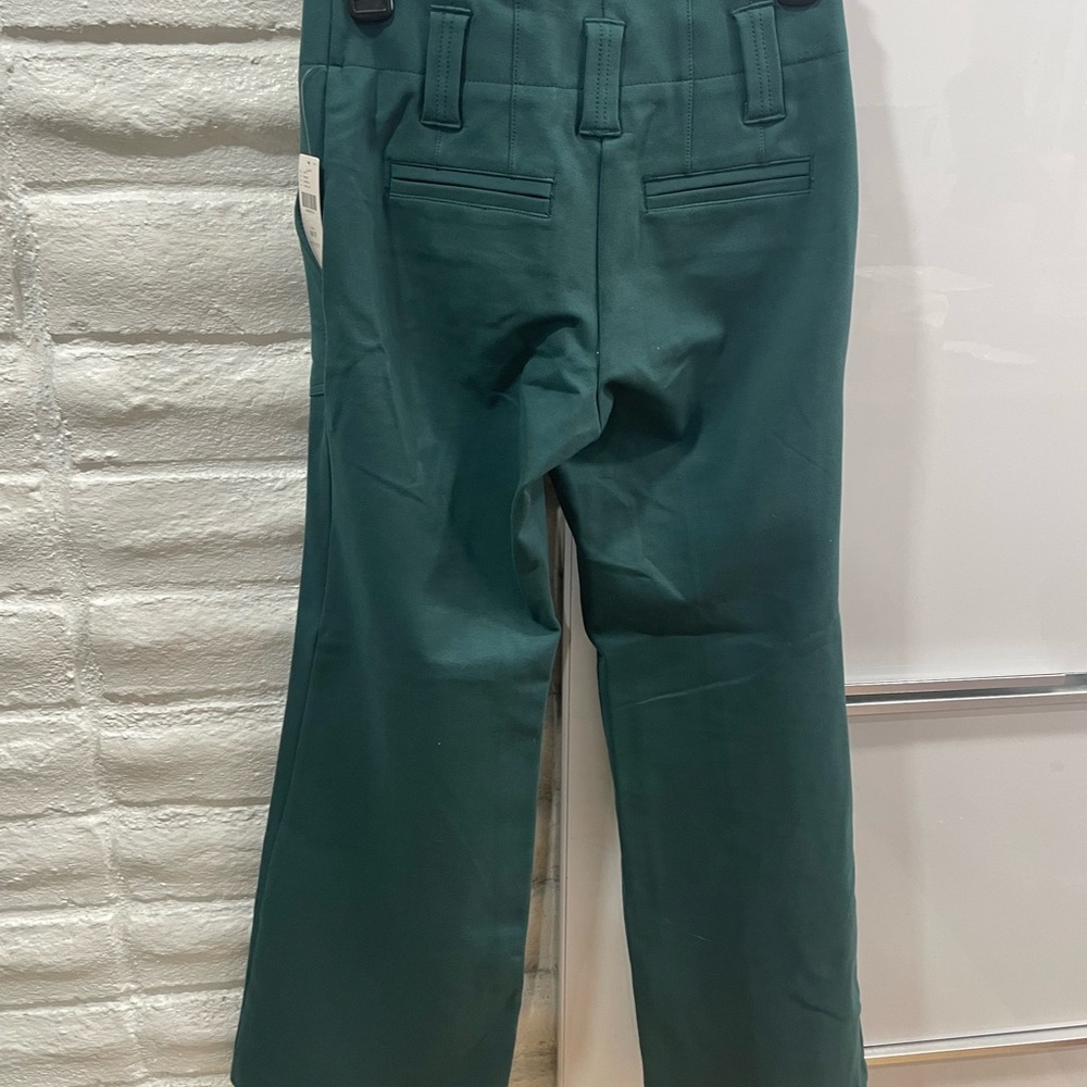 Maeve Green Wide-Leg Pants - Picture 2 of 8